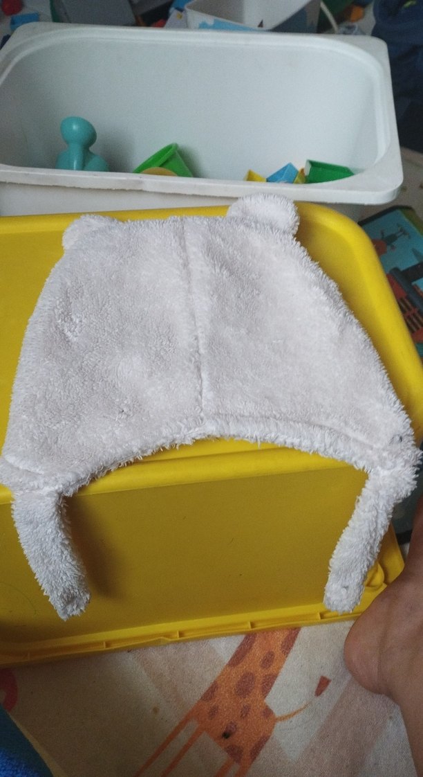 Nakışlı Beyaz Çocuk Beresi - Görsel 2