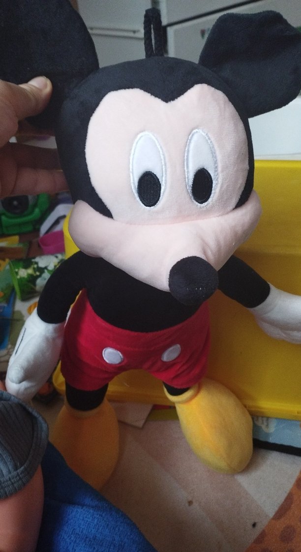 Renkli Mickey Mouse Peluş Oyuncak - Görsel 2