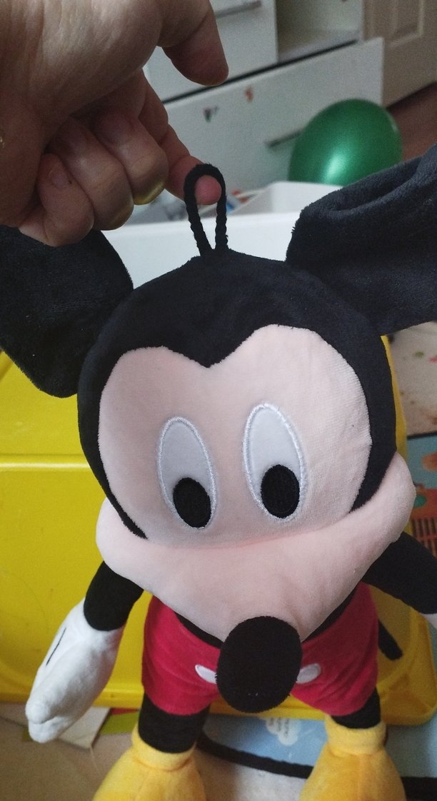 Renkli Mickey Mouse Peluş Oyuncak - Görsel 5