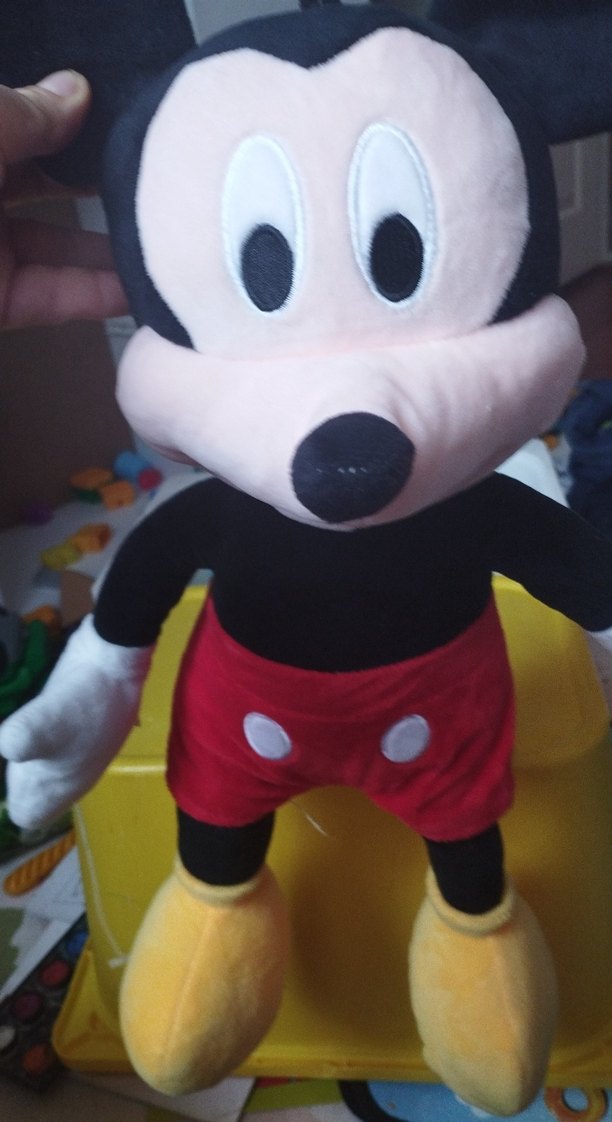 Renkli Mickey Mouse Peluş Oyuncak - Görsel 3