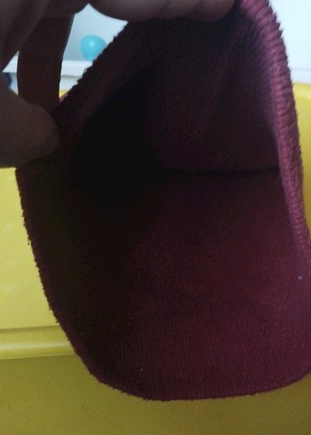 Bordo Kadın Örgü Bere - Görsel 3