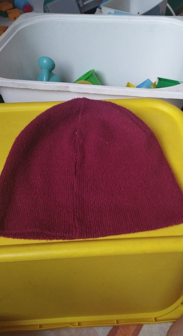 Bordo Kadın Örgü Bere - Görsel 2