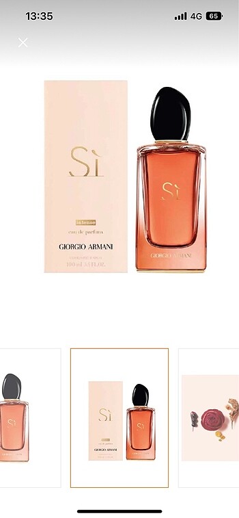 Giorgio Armani Giorgio armani si intense 100 ml