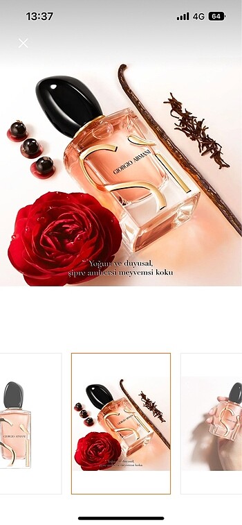  Beden Renk Giorgio armani si intense 100 ml