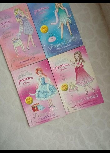 Prenses okulu 4 adet set 