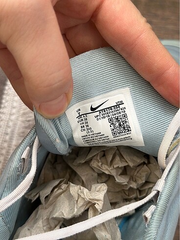 38 Beden mavi Renk Nike unisex ayakkabı