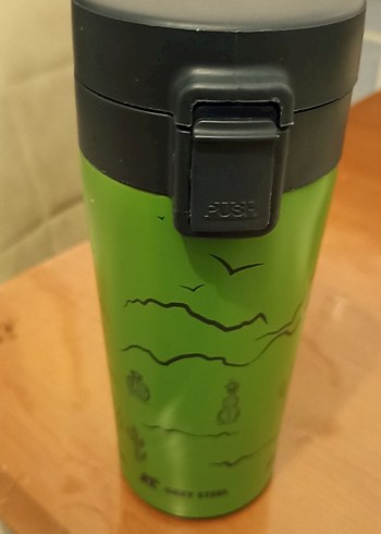 Yeşil Çocuk Termos Şişesi - Görsel 2