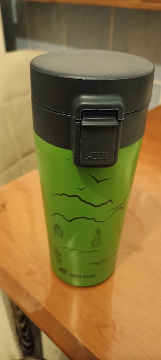 Yeşil Çocuk Termos Şişesi - Görsel 2