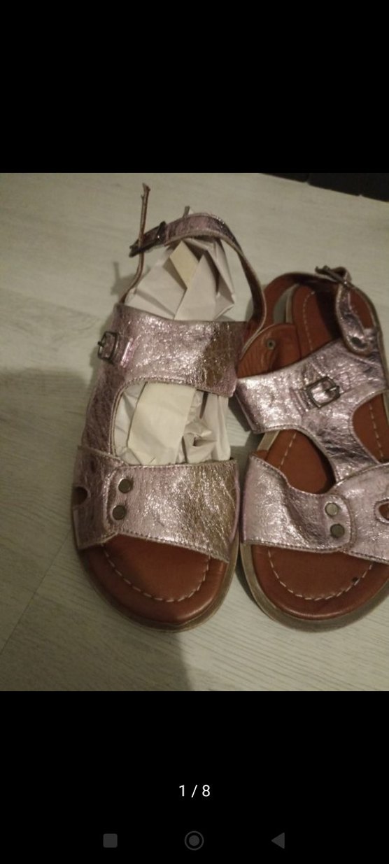 Victoria scarlet Parlak Mor Yılan Desenli Kız Sandalet - Görsel 5