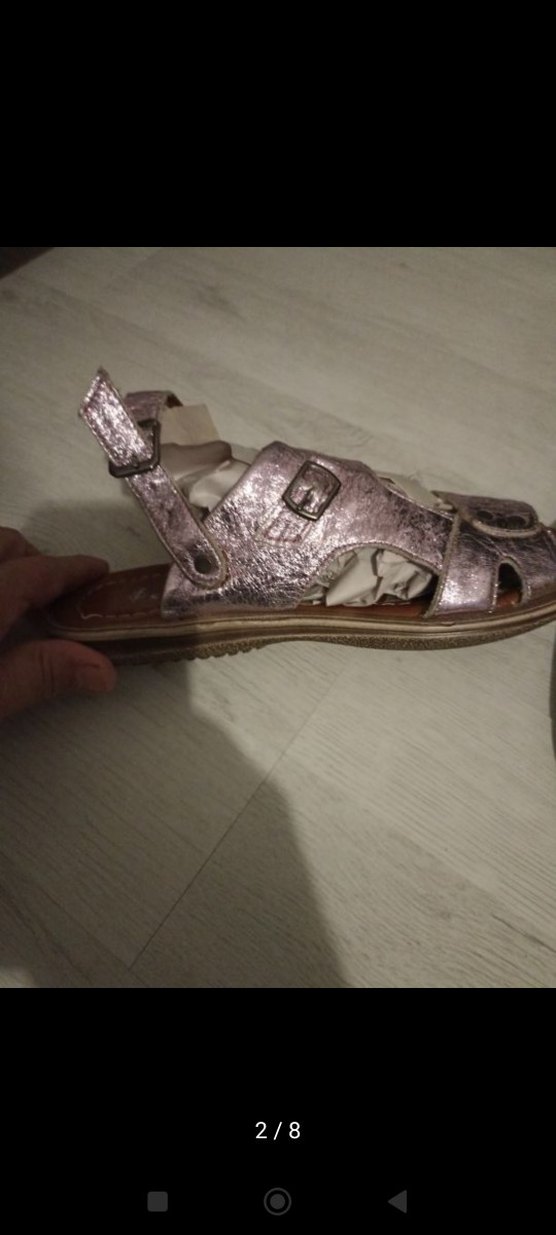 Victoria scarlet Parlak Mor Yılan Desenli Kız Sandalet - Görsel 4