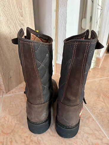 38 Beden kahverengi Renk Harley Davidson Kahverengi Bot