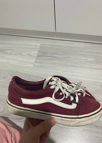 Bordo Kadın Sneakers Orjinal Vans