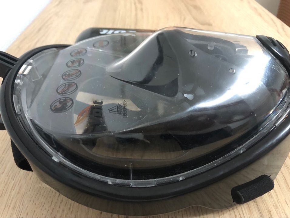 Siyah Fermuarlı Yüzücü Gözlüğü - Görsel 2