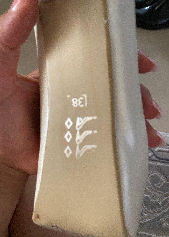 Beyaz platform ayakkabı - Görsel 3