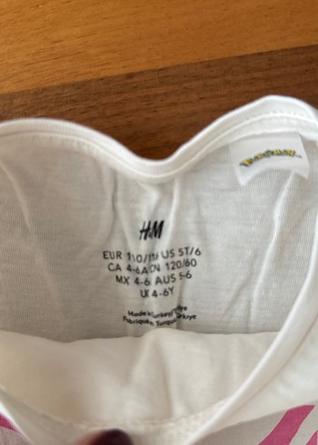 Beyaz Pikachu Baskılı Uzun Kollu Kız Tişörtü - Görsel 2