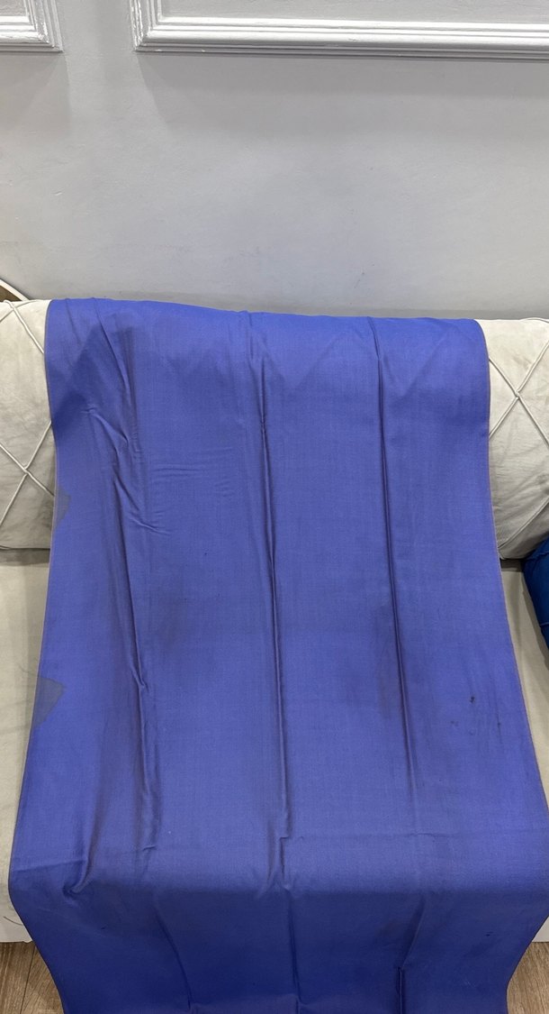 İpekşalevi morcivert %100 ipek şal - Görsel 4