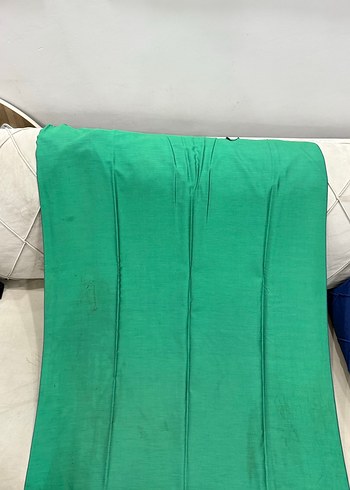 Silkhome %100 ipek şal zümrüt yeşili - Görsel 3