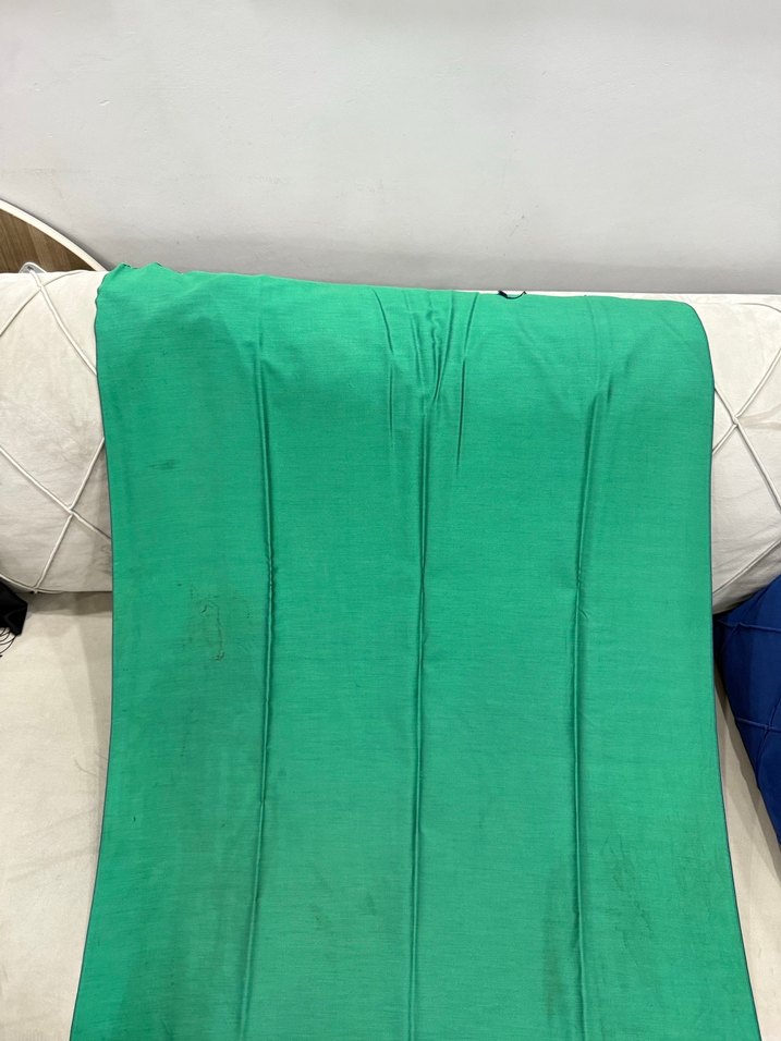 Silkhome %100 ipek şal zümrüt yeşili - Görsel 3