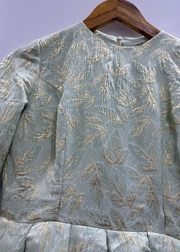 Brokar kumaş abiye elbise - Görsel 4