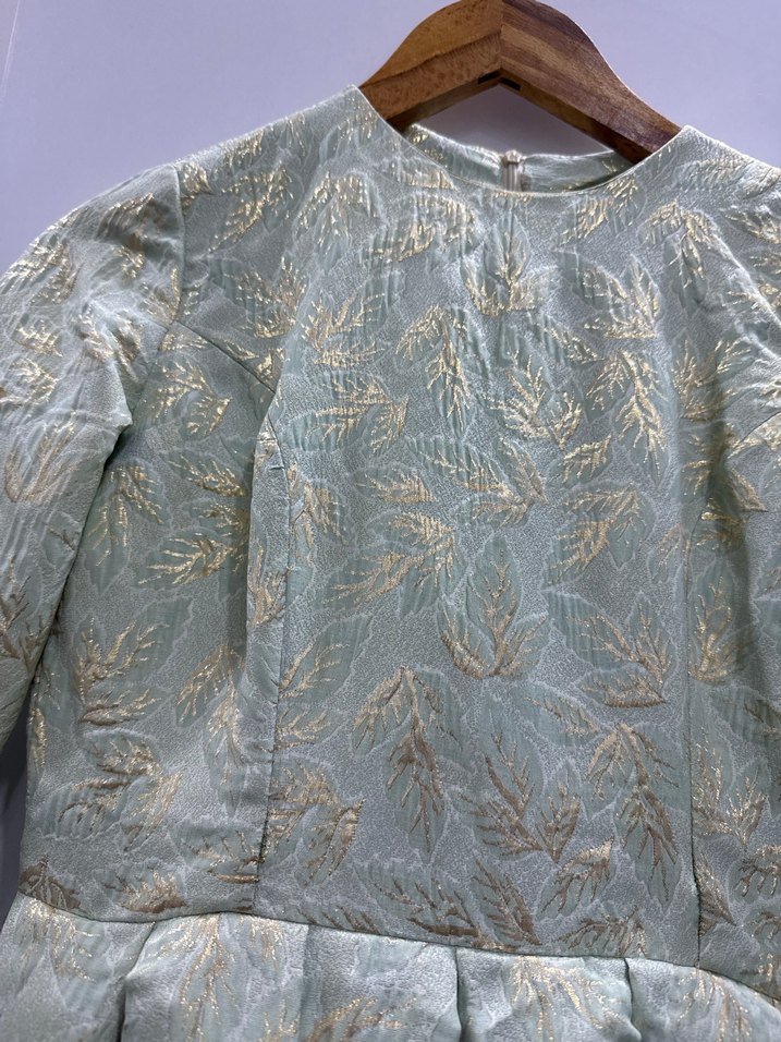 Brokar kumaş abiye elbise - Görsel 4