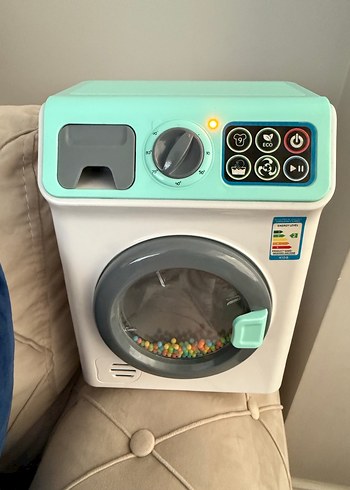 Renkli Eğitim Oyuncak Çamaşır Makinesi - Görsel 2