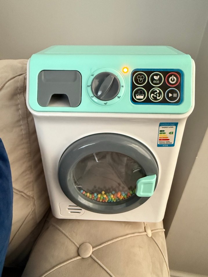 Renkli Eğitim Oyuncak Çamaşır Makinesi - Görsel 2