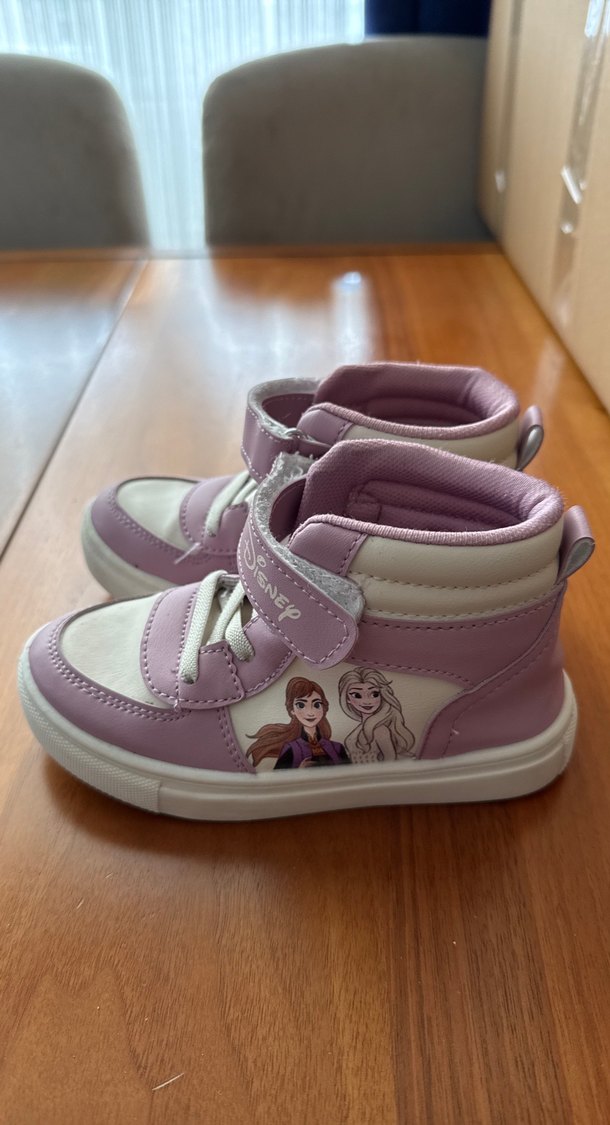 Kız Çocuk Mor Disney Baskılı Spor Ayakkabı - Görsel 3