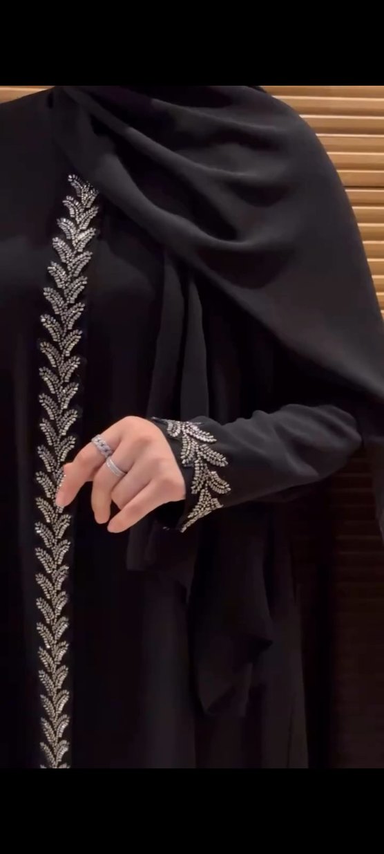 taşlı yeni abaya - Görsel 3