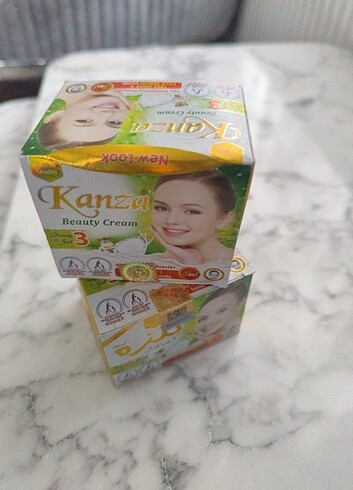 Kanza Krem sabun ve damlası 3 lü set 