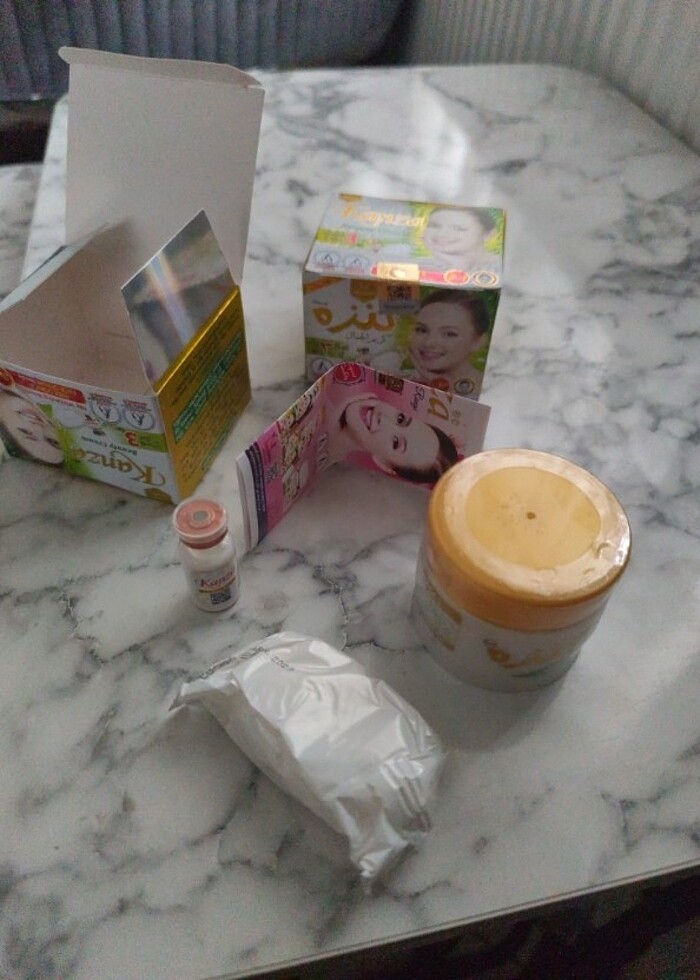 Kanza Krem sabun ve damlası 3 lü set  - Görsel 3