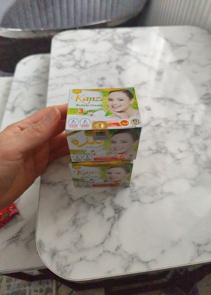 Kanza Krem sabun ve damlası 3 lü set  - Görsel 4