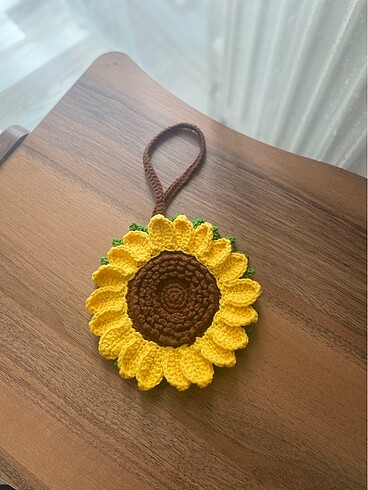 Beden Ayçiçeği mini charm çanta ????