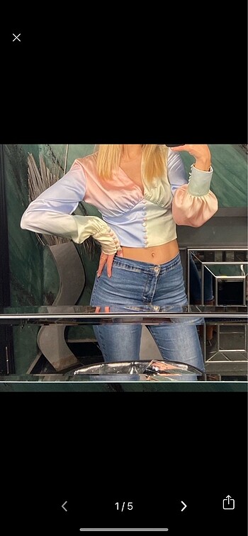 Çok renkli büstiyer - Görsel 3