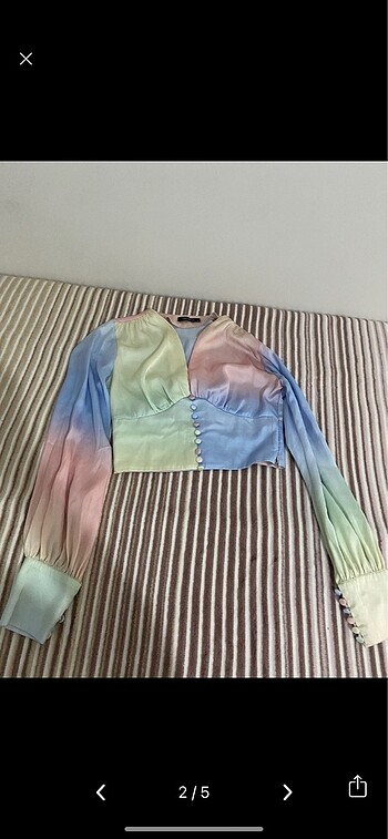 Çok renkli büstiyer - Görsel 2