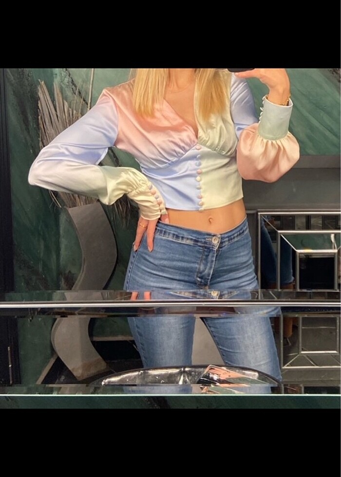 Çok renkli büstiyer - Görsel 3