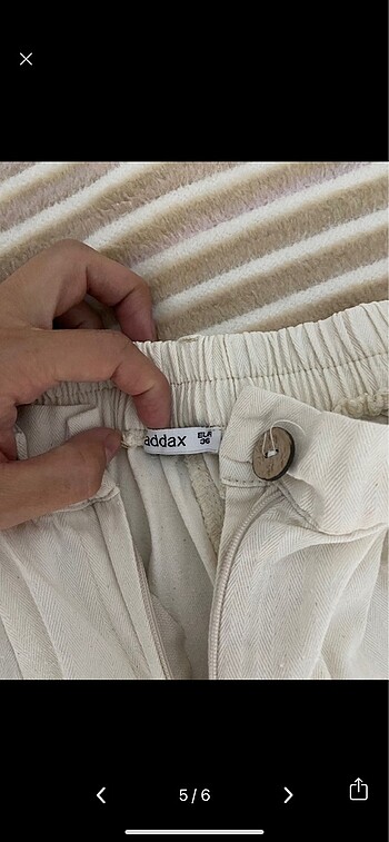 Addan keten pantolon - Görsel 2