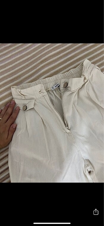 Addan keten pantolon - Görsel 3