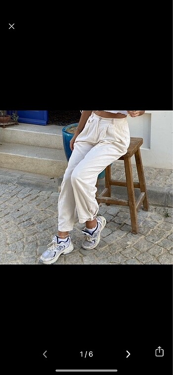 Addan keten pantolon - Görsel 5
