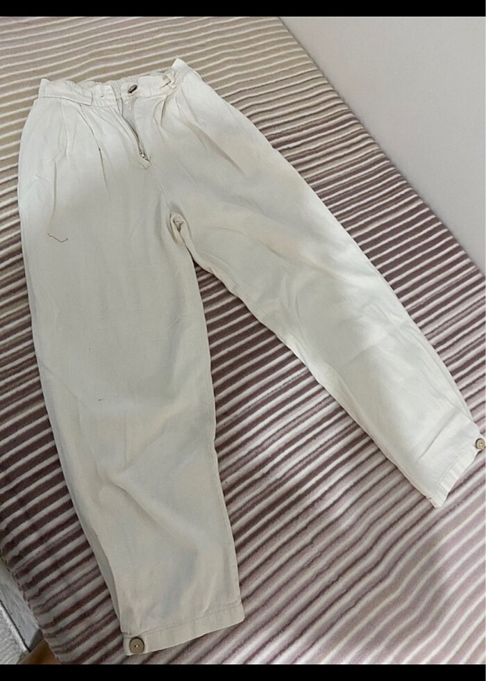 Addan keten pantolon - Görsel 4