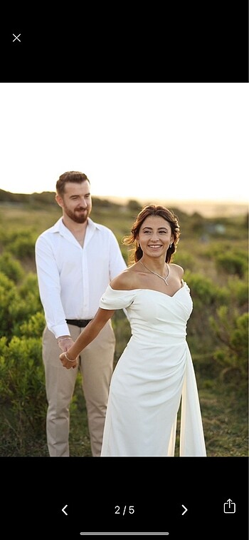 Nikah ve dış çekim elbisesi - Görsel 3