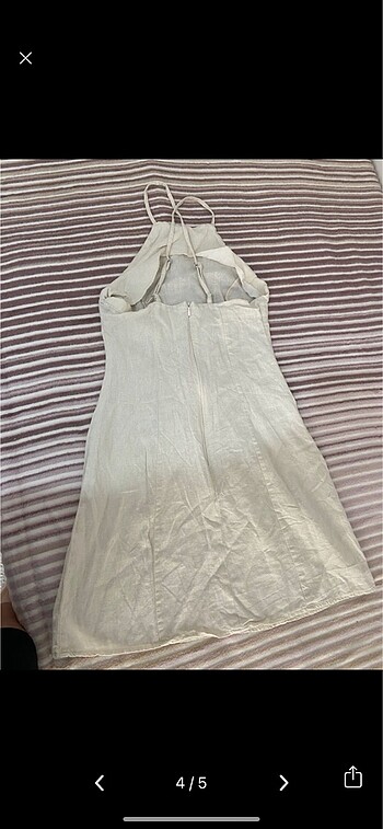 Yazlık keten elbise - Görsel 3