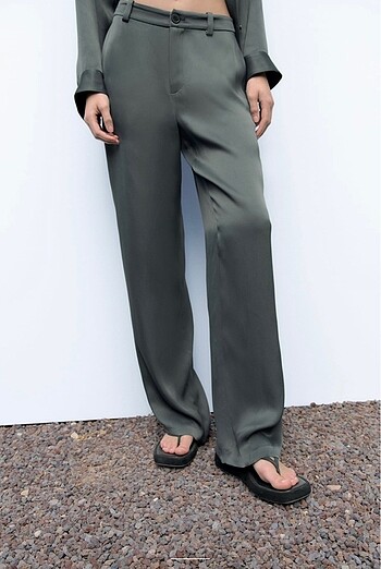 Zara Zara saten pantolon