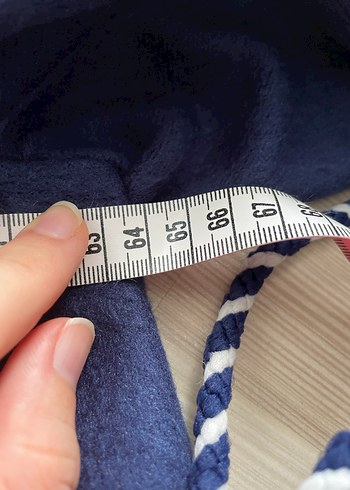 52 Beden mavi Renk Polar bağlamalı ceket