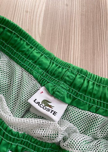 Lacoste Parlak Yeşil Erkek Mini Şort Mayo - Görsel 2