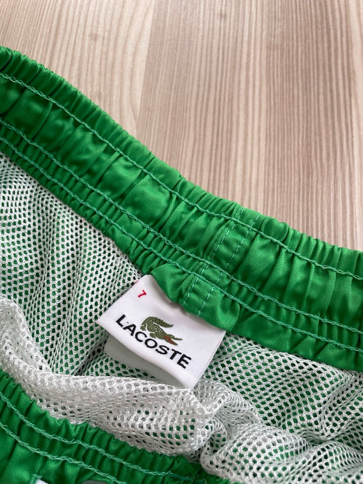 Lacoste Parlak Yeşil Erkek Mini Şort Mayo - Görsel 2