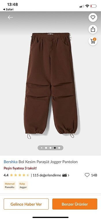 Bershka pantolon