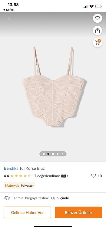 m Beden Bershka bluz