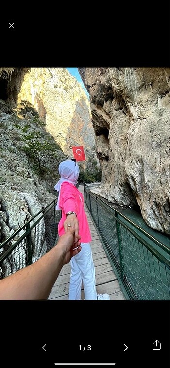 Trendyol & Milla Sıcak pembe gömlek
