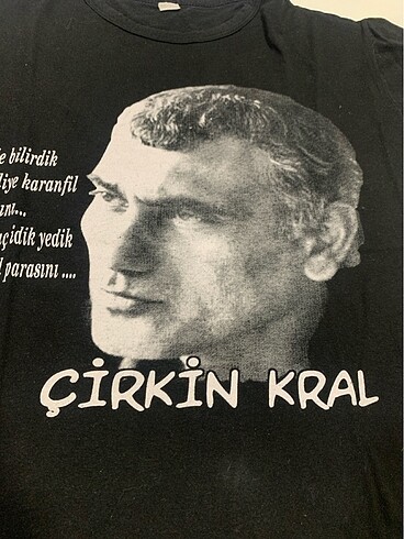 Çirkin kral tişört