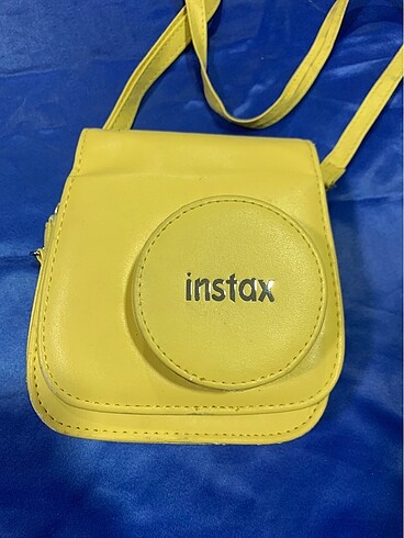 instax mini 9 Sarı Deri Çanta